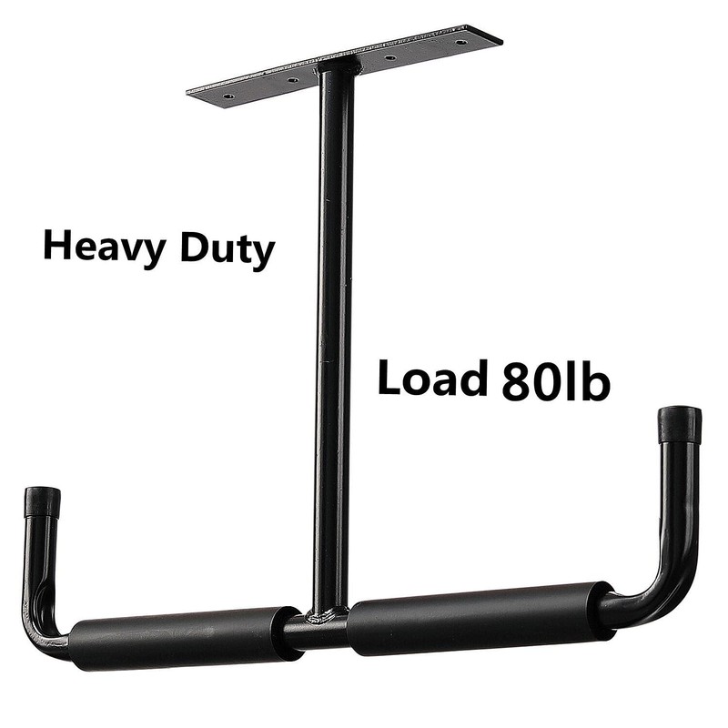 Overhead Garage Storage Hooks Rack Ceiling Mounted, Heavy Duty Utility