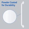 Medline White 24” Grab Bar for Shower & Bathtub, Independence