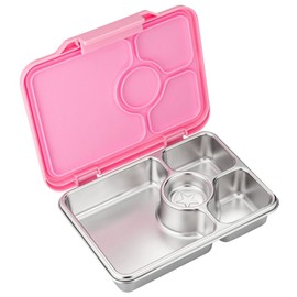 Yumbox Pret Stainless Steel Bento Box - 4 Compartment, Versailles Pink