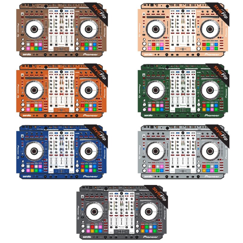 Pioneer DDJ-SX2 Skin | 7 Neutral Color Blocking | Protective
