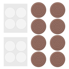 8pcs Anti-Slip Cutting Board Stabilizer Pads, Silicone Self-Adhesive Furniture Bumpers Pads on Feet Non Slip Rubber Grippers Noise Reducing Pad for Cutting Boards Electronics Furniture