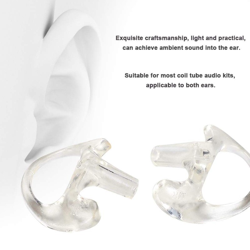 Transparent Ear Mould, Soft Comfortable Gel Ear Mould Replacement for