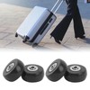 4PCS Suitcase Replacement Wheel PVC and Aluminum Alloy Silent Travel