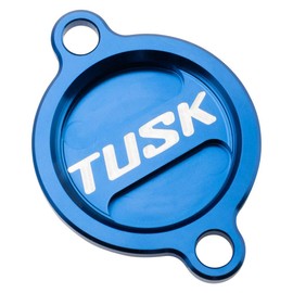 Tusk Aluminum Oil Filter Cover Blue