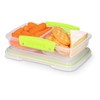 Sistema 61517 KLIP IT Accents Split Food Storage Container, 350