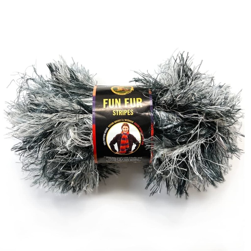 Fun Fur Yarn - Light Blue