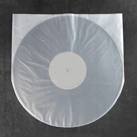 Fundas para Discos de Vinilo de 100 Piezas, Fundas Exteriores para Discos de Vinilo Transparentes de Plástico Antistítico de 7 Pulgadas, Fundas para Discos de Vinilo, Bolsas