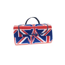 COUNTRY CLUB Coronation Union Jack Picnic Blanket Country Club 130cm x 130cm (OUT219177)