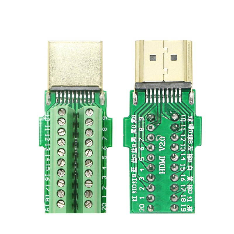 CERRXIAN HDMI Male to Male Adapter Gold Plated Seamless with