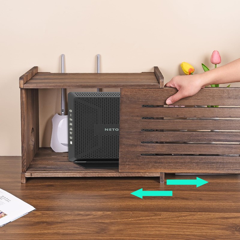 BEARUT Router Shelf Projector Shelf Projector Stand Router Storage Box