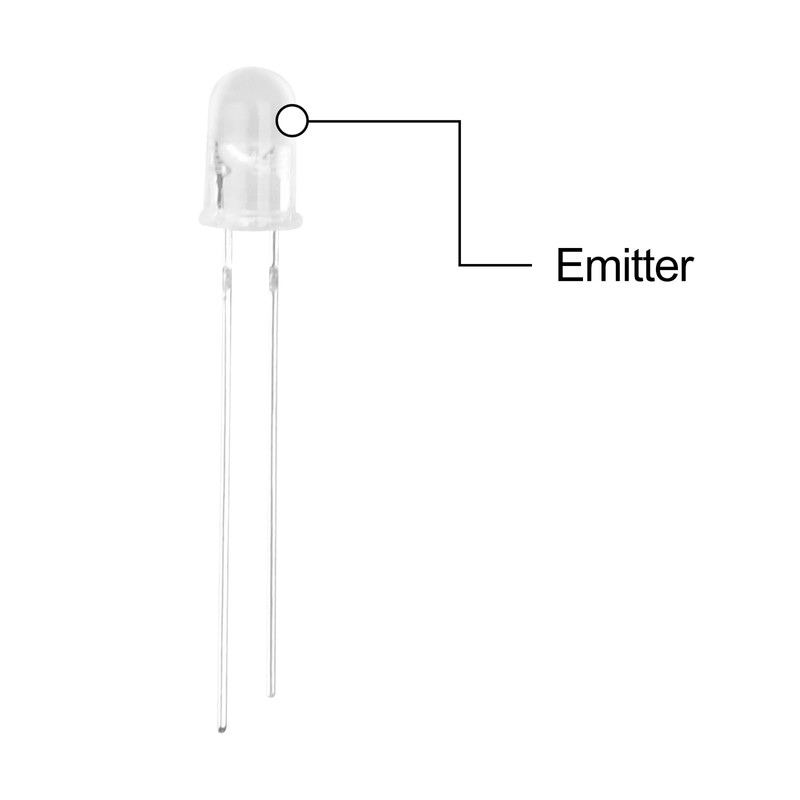 FORIOT 2 Sets 50Pcs LEDs Infrared Emitter and IR Receiver