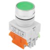 Momentary Push Button Switch, Akozon Reset Flat Head Push Button