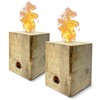 Burning BLOX Campfire Bonfire Firewood – Easy Light – Easy