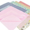 REGODI 56 PCS 25x25cm Floral Cotton Fabric Patchwork Square Bundles