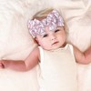 JDRGJTH Baseball Baby Headband Turban with Bow,Baseball Hairband Bowknot Newborn