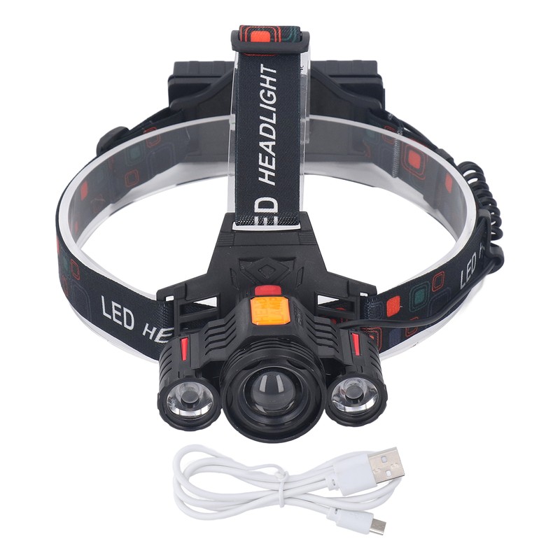 Work Headlight Modes Angle Adjustable Waterproof USB Charging Work Light