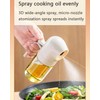 JANSSE Oil Sprayer for Cooking, 6oz Refillable Portable Glass Olive