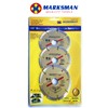 NTI 3 x MARKSMAN 4.5” Diamond Cutting 115mm Blades Disc