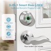Fingerprint Keyless Entry Door Lock,Smart Deadbolt Lock with App Countrol,Biometric