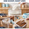 Plastic Ice Scoop, Kitchen Ice Scooper for Ice Maker Freezer