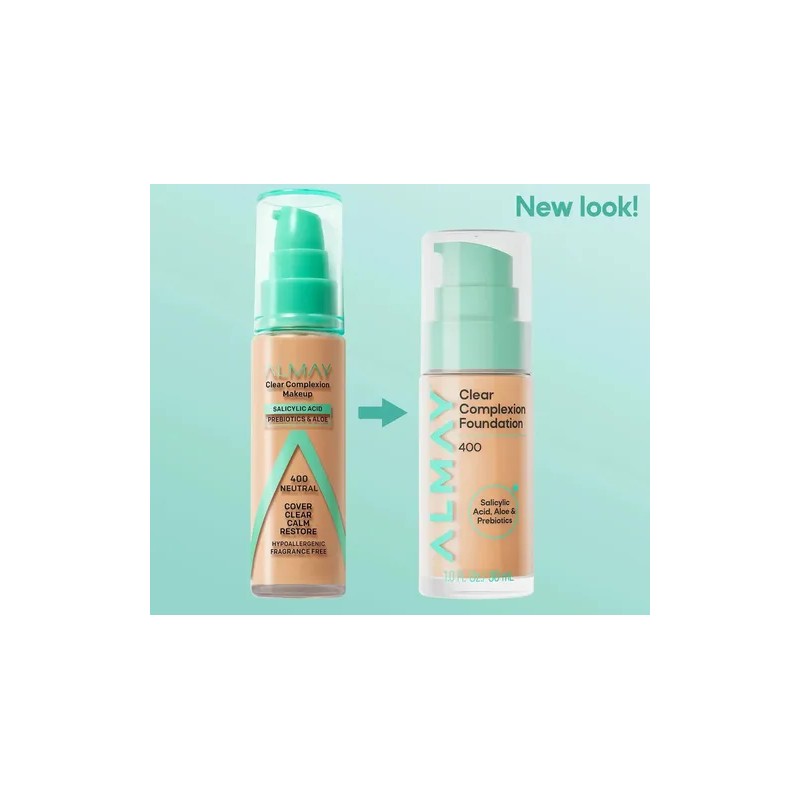 Base De Maquillaje Almay Clear Complexion Tono: 400