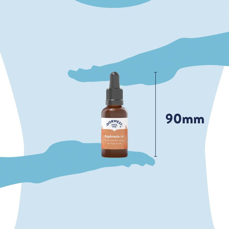 Dorwest Herbs Euphrasia 15C Homoeopathic Liquid Remedy for Dogs &