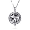 Wild Essentials Elephant Necklace Essential Oil Diffuser Kit with Lavender,