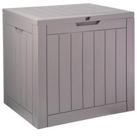 XCK Outdoor Storage Box 31 Gallon Deck Box Waterproof Resin 118 L Package Delivery Boxes for Outside Weatherproof Garden Tool Patio Storage Box with Lid UV Resistant Storage Bin Lockable Dock Box