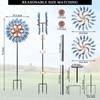 Wind Spinner Large Wind Mill Metal Outdoor Indoor Large Two-Way