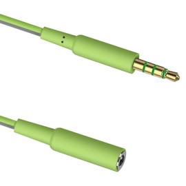 Geekria 3.5mm Male to Female Audio Extension Adapter, TPE Cable Compatible with Home/Car Speakers, Smartphones, Headphones, Tablets, Audio Conversion Plug (120cm / 1 Pack)