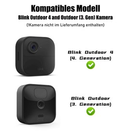 Blink Outdoor 4 Camera Mount (Pack of 3), 360° Adjustable Wall Mount with Weatherproof Protective Case, Mounting Bracket for Blink Camera Outdoor 4 (4th Gen) & 3rd Gen