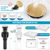 gotonovo 4 Inch Centerset Bathroom Sink Faucet with Double Cross