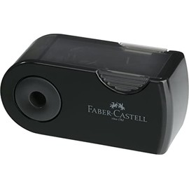 FABER-CASTELL Sleeve Mini 182710 Folding Sharpener Black