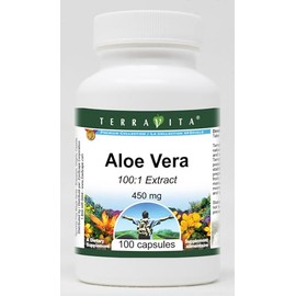 Aloe Vera 100:1-450 mg (100 Capsules, ZIN: 518922)
