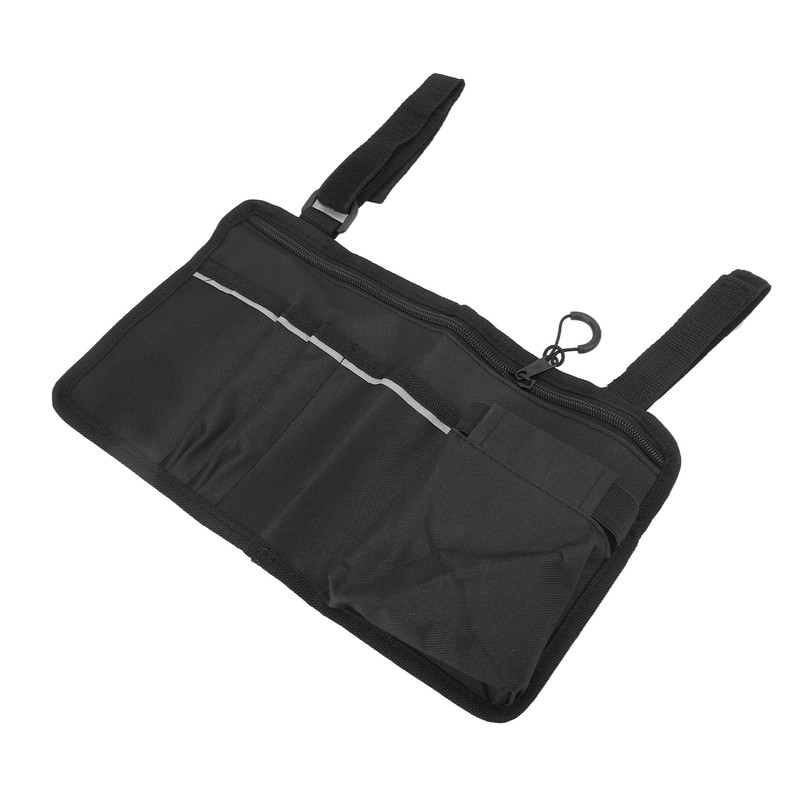Wheelchair Side Storage Bag Organizer Waterproof Multi Pocket Armrest Pouch