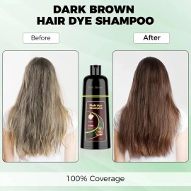 Champú Para Teñir El Cabello 3 En 1 Argán Marrón Oscuro