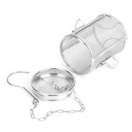 Tea Strainer Stainless Steel, Haofy Tea Filter for Loose Tea, Tea Infuser for Teapot/Cup, Soup Separation for Loose Leaf Tea Coffee Spices, with Chain and Hook (8 x 10 cm)