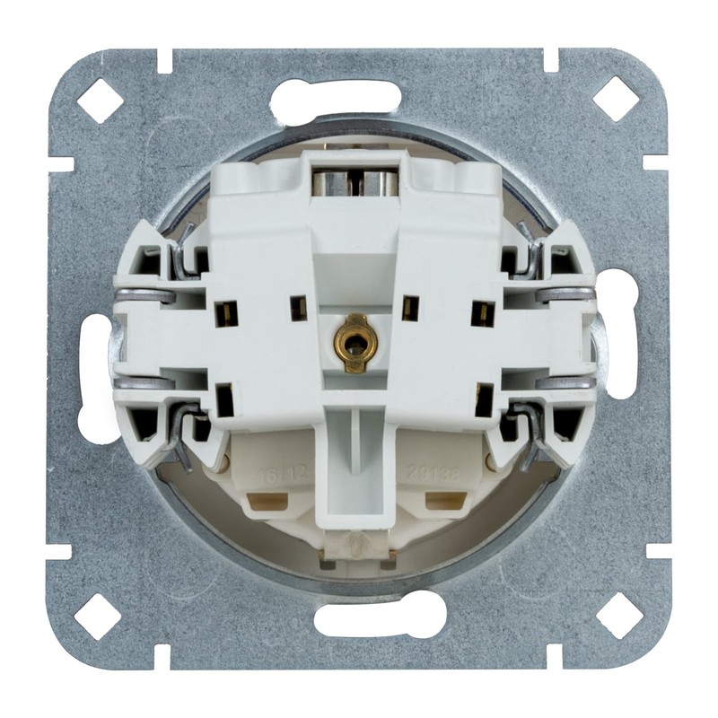 OPUS® 55 Earthing Contact Socket Premium without Touch Protection Colour