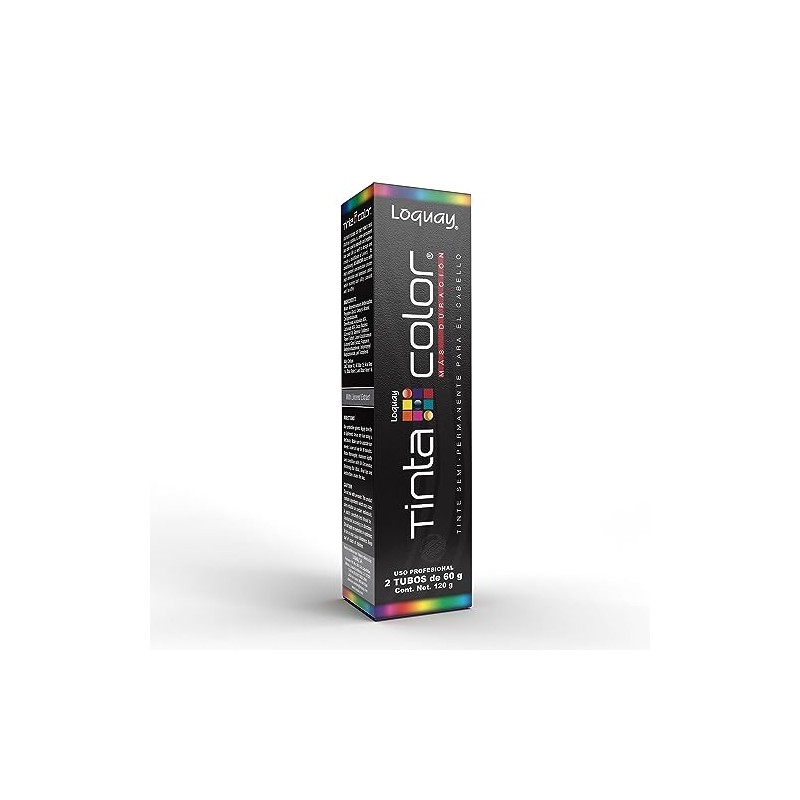 Loquay Tinte Semi Permanente Tinta Color, Turquesa, 120 g