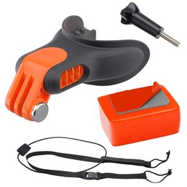 Roexboz Mouth Mount Set Surf Clips for Sports Cameras Connect to the Surf Shooting Artifact of the Buoy Kit.Applies to GoPro Hero 9/8/7/6/5/4/3+/3/2/1, Xiaoyi, Coyote, DJI OSMO