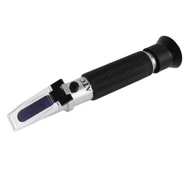 Salinity Refractometer, Automatic Temperature Compensation Salinity Refractometer, Hydrometer 0-100 PPT & 1,000-1.070 Specific Gravity ATC Refractometer for Fish Farming, Sea Water Analysis