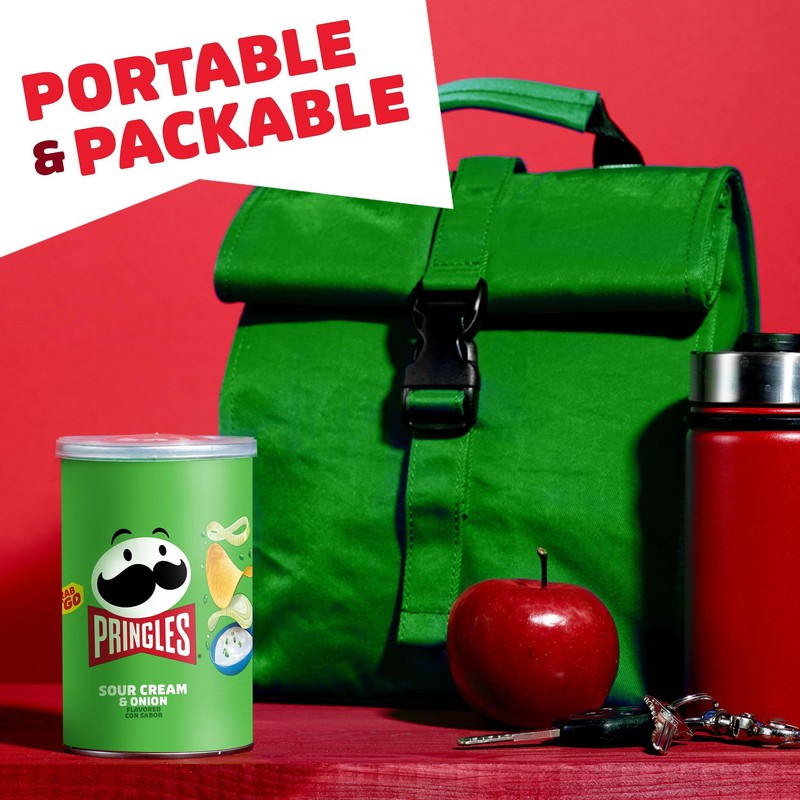 Pringles Potato Crisps Chips, Lunch Snacks, Office and Kids Snacks,
