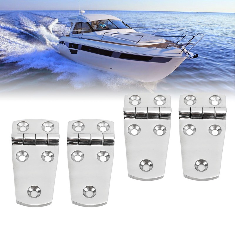 4Pcs Boat Hatch Hinge 316 Stainless Steel Rust Proof Sturdy