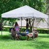 COOSHADE Durable Easy Pop Up Canopy Tent 10x10Ft, with 4