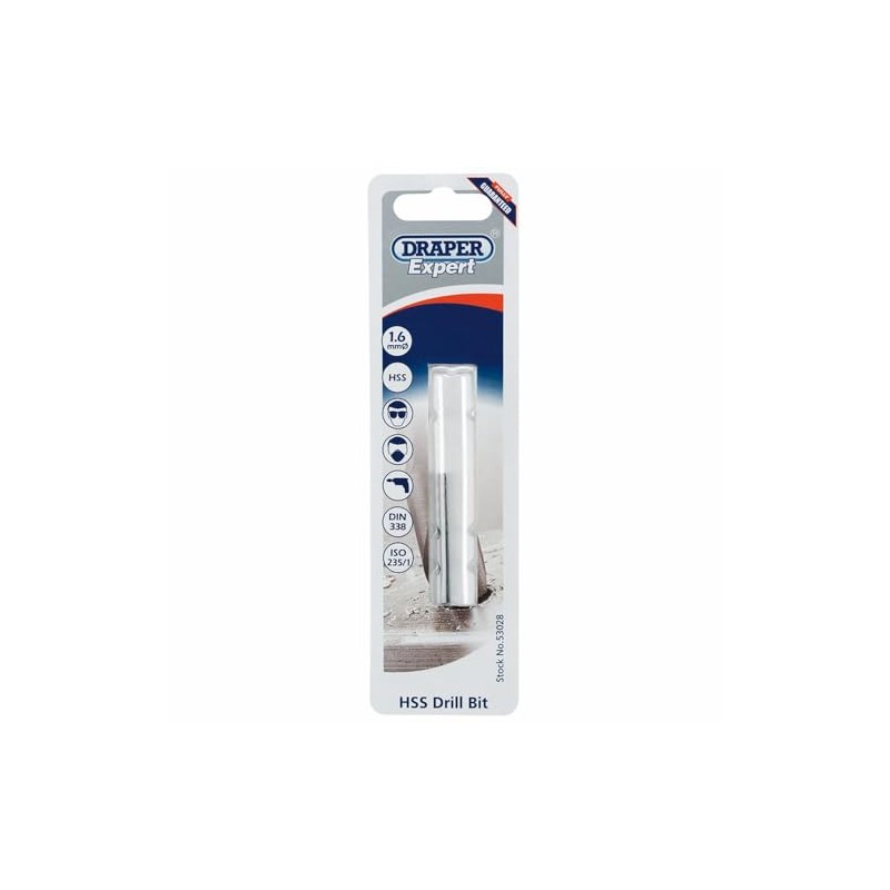 Draper 53028 Expert HSS Twist Drill Bit for 2 x