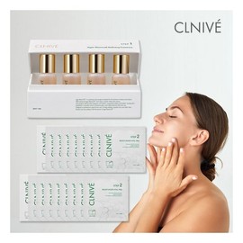 Clivet Skin Emulsification Program Essence 1 box (1 box 30ml4) + Water Film Pad 2 boxes (1 box contains 8 pieces) / 끌리베 피부 유화 프로그램 에센스 1박스 (1박스 30ml4) + 물막 패드 2박스 (1박스 8개입)