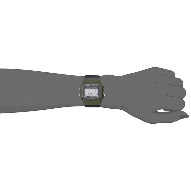 Casio F-91WM-3ACF Reloj Resistente al Agua para Unisex Adulto, color