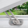 4 Pairs UPVC Window Restrictor Hook, Window Security Lock Stainless