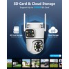5MP Dual Lens WiFi Security Camera Outdoor Wireless Camera PT