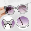 Meleager Disco Accessories Women's Disco Ball Earrings Headband with Sunglasses,